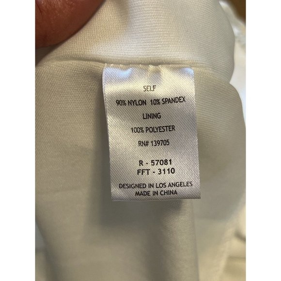 Emerald Sundae Cocktail Dress, Size Small, Lacey White - Picture 9 of 10